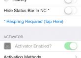 Guarda MyStatusBar - Cydia Album